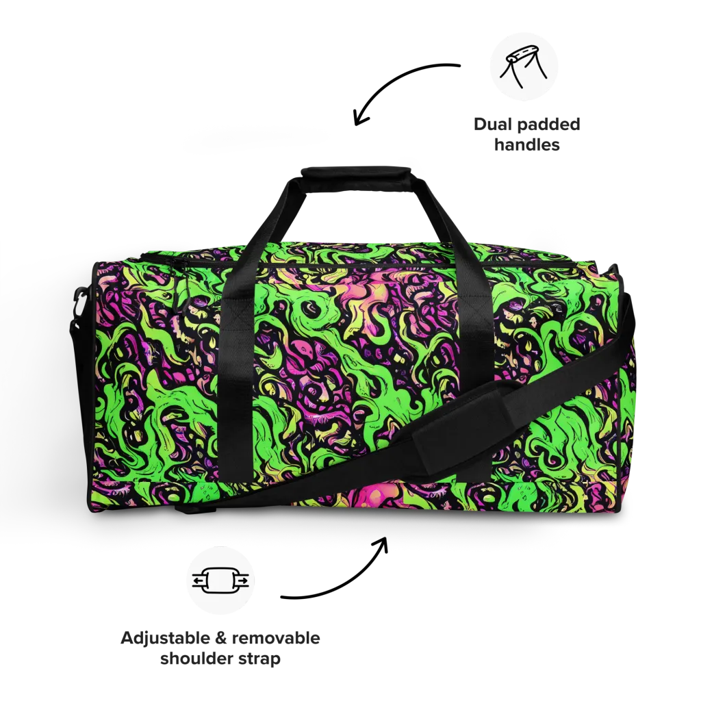 Acid Tangle on Duffle Bag — Front