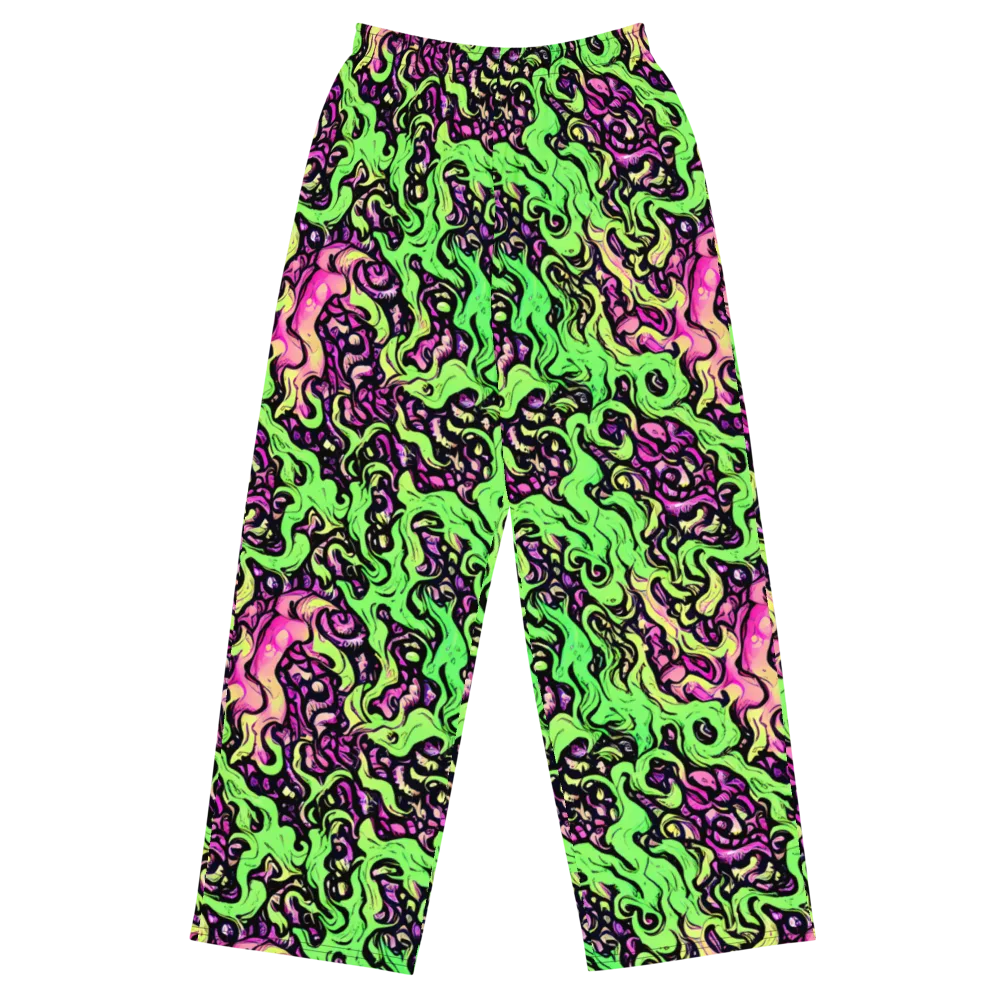Acid Tangle on Wide-Leg Pants — Front