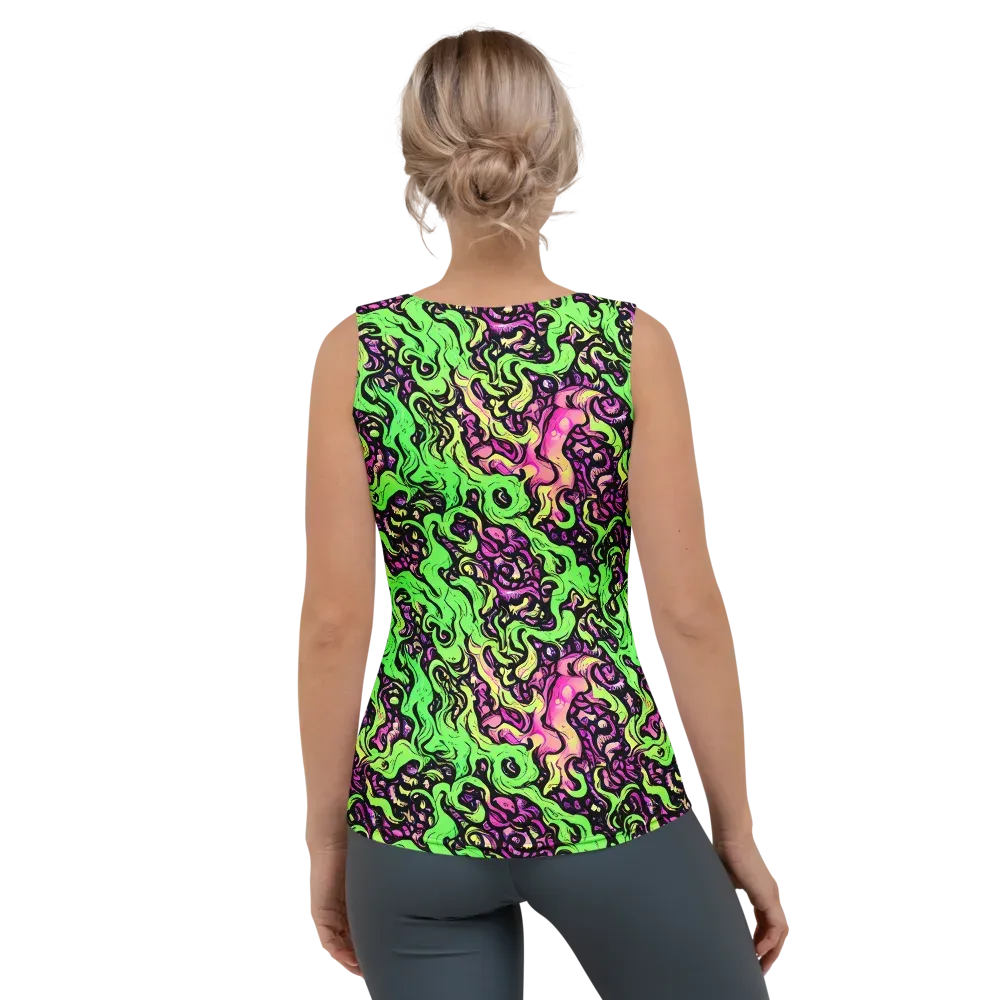 Acid Tangle on Women's Tank Top — Back