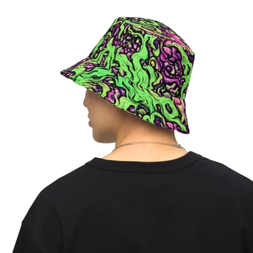 Acid Tangle on a Reversible Bucket Hat