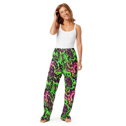 Acid Tangle on a Women's Pajama Pants