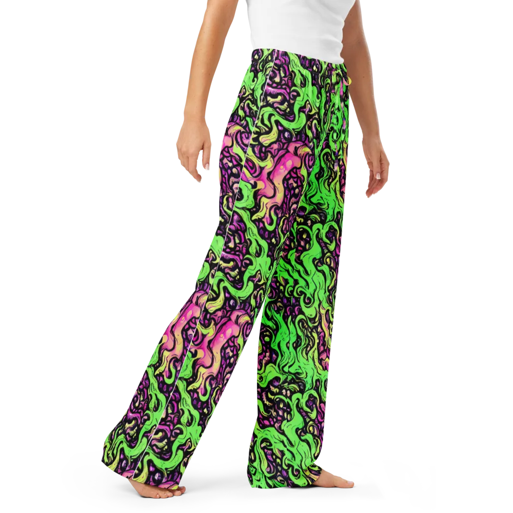 Acid Tangle on Women's Pajama Pants — Right Front