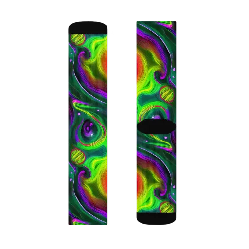 Ultraviolet Lava on a Socks