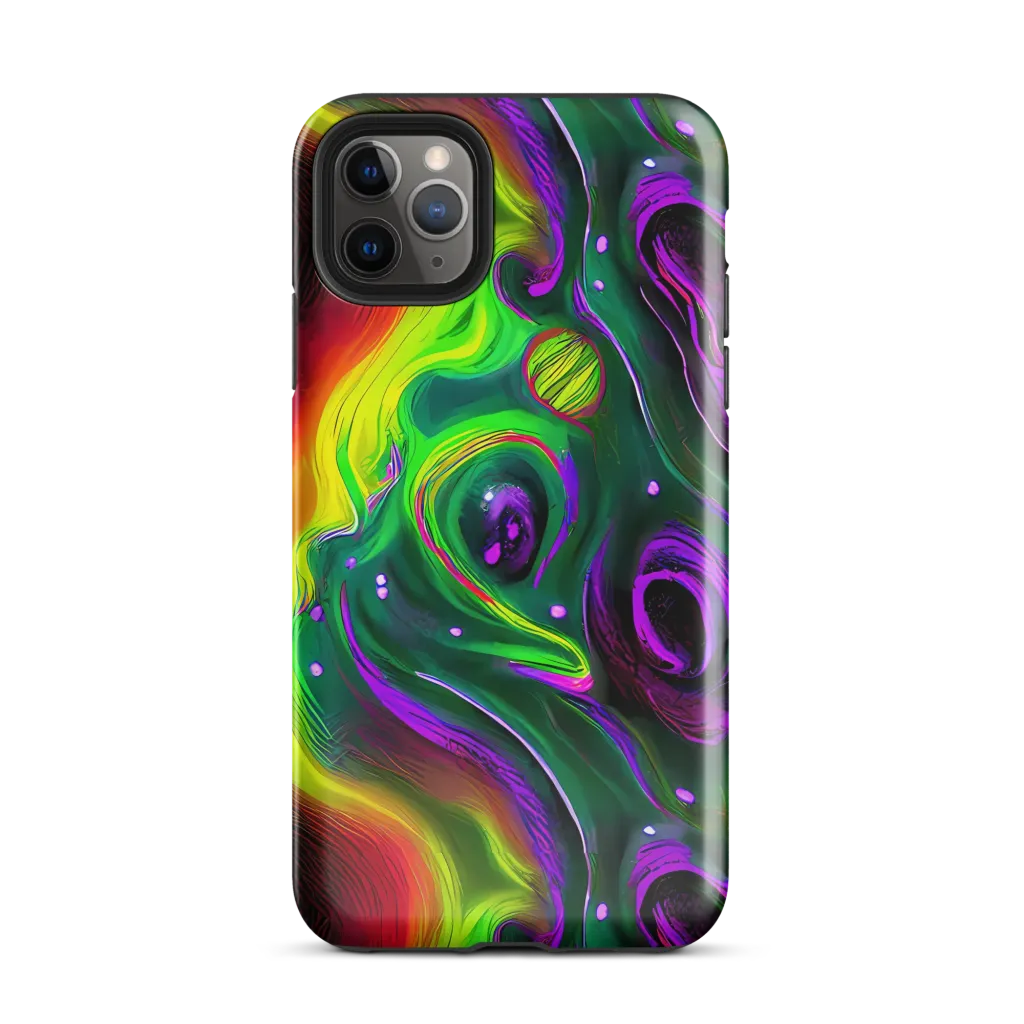 Ultraviolet Lava on Tough Case for iPhone® — Front