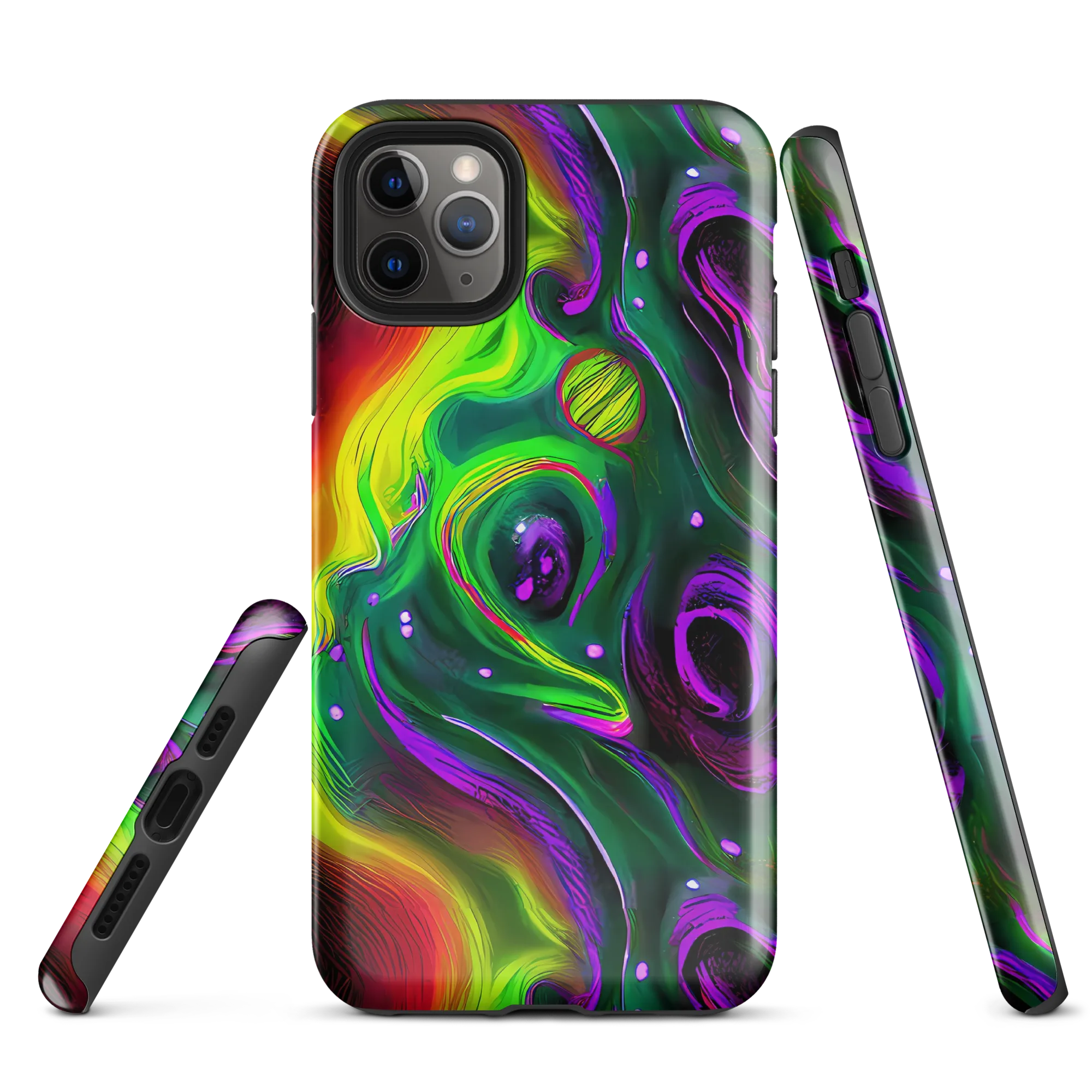 Ultraviolet Lava on Tough Case for iPhone® — Front