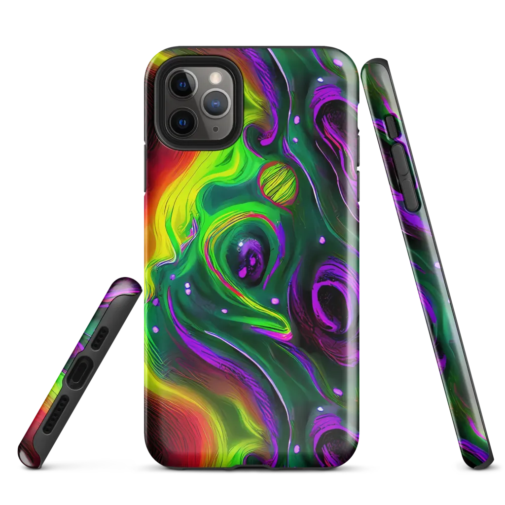 Ultraviolet Lava on Tough Case for iPhone® — Front