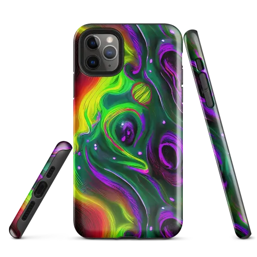 Ultraviolet Lava on a Tough Case for iPhone®