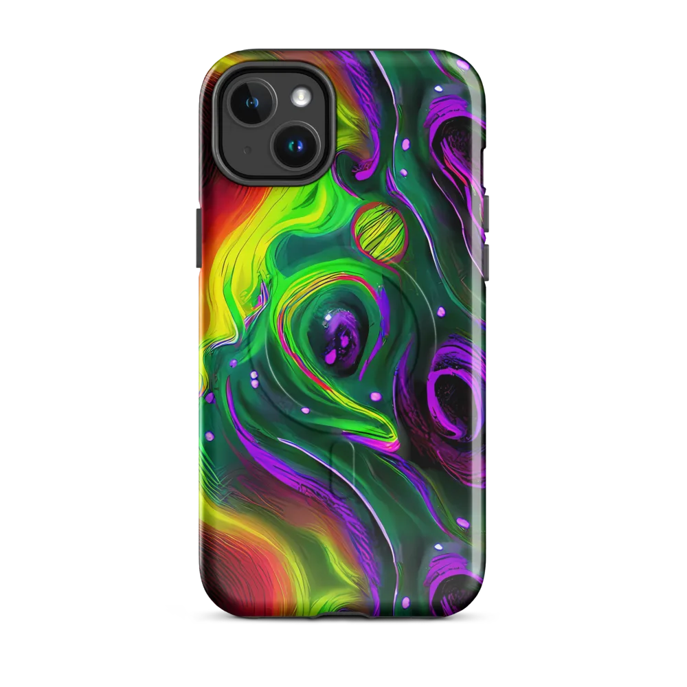 Ultraviolet Lava on MagSafe Tough Case for iPhone® — Front