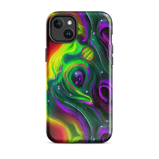 Ultraviolet Lava on a MagSafe Tough Case for iPhone®