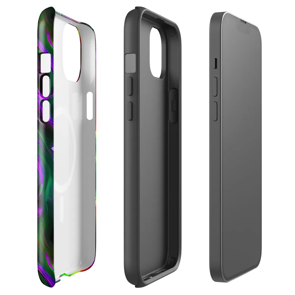 Ultraviolet Lava on MagSafe Tough Case for iPhone® — Front