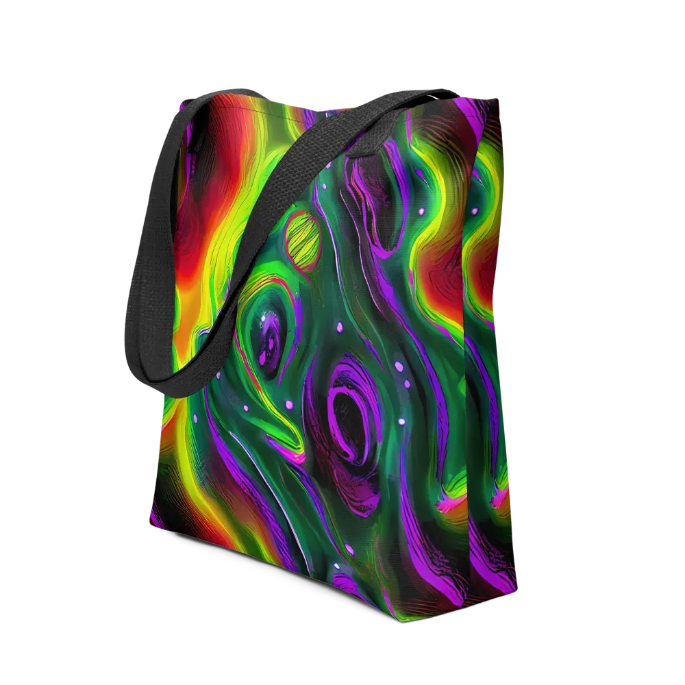Ultraviolet Lava on Tote Bag — Front
