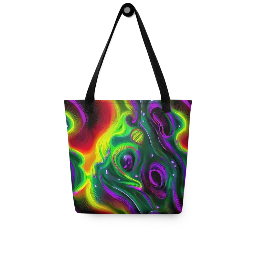 Ultraviolet Lava on a Tote Bag