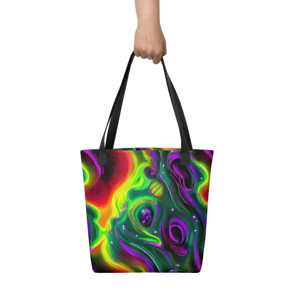 Ultraviolet Lava on Tote Bag — Front