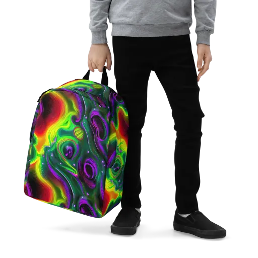 Ultraviolet Lava on a Minimalist Backpack
