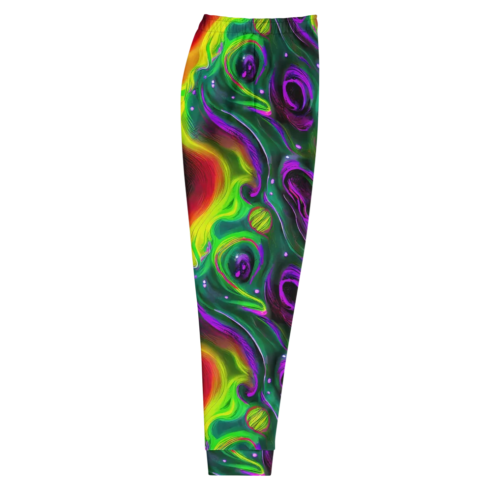 Ultraviolet Lava on Men's Joggers — Right