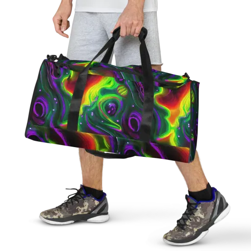 Ultraviolet Lava on a Duffle Bag