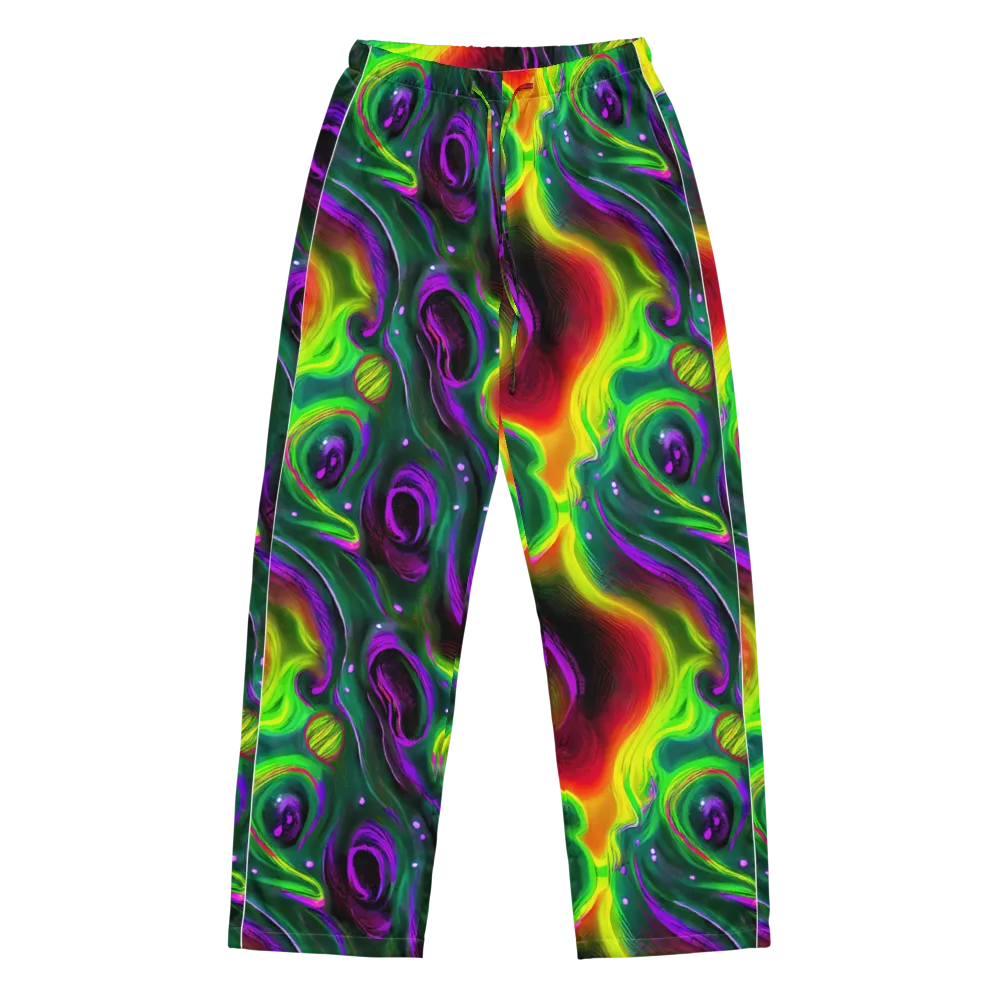 Ultraviolet Lava on Women's Pajama Pants — Front