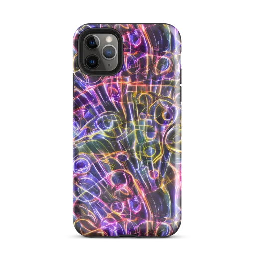 Violet Static on a Tough Case for iPhone®