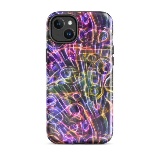 Violet Static on a MagSafe Tough Case for iPhone®