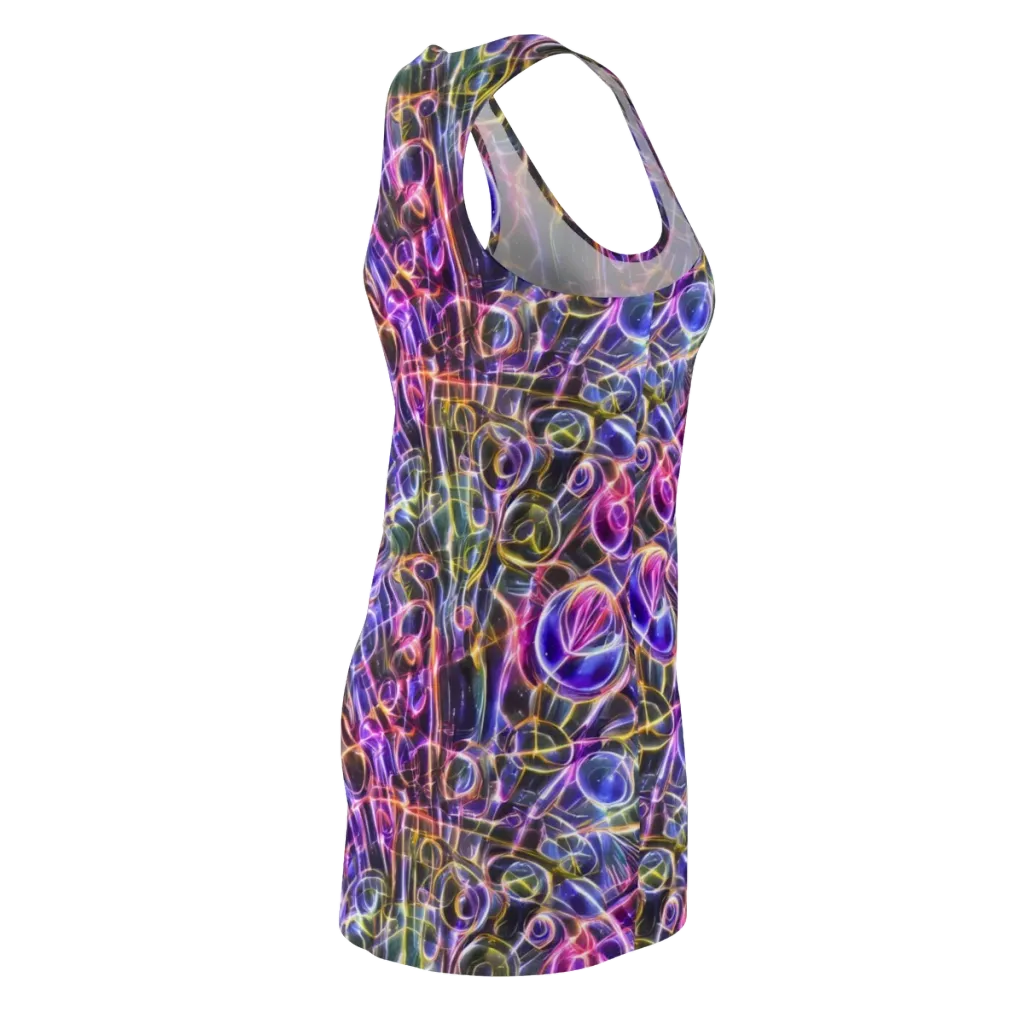 Violet Static on Racerback Dress — Back Side