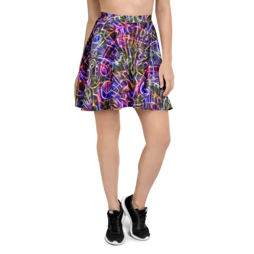 Violet Static on a Skater Skirt