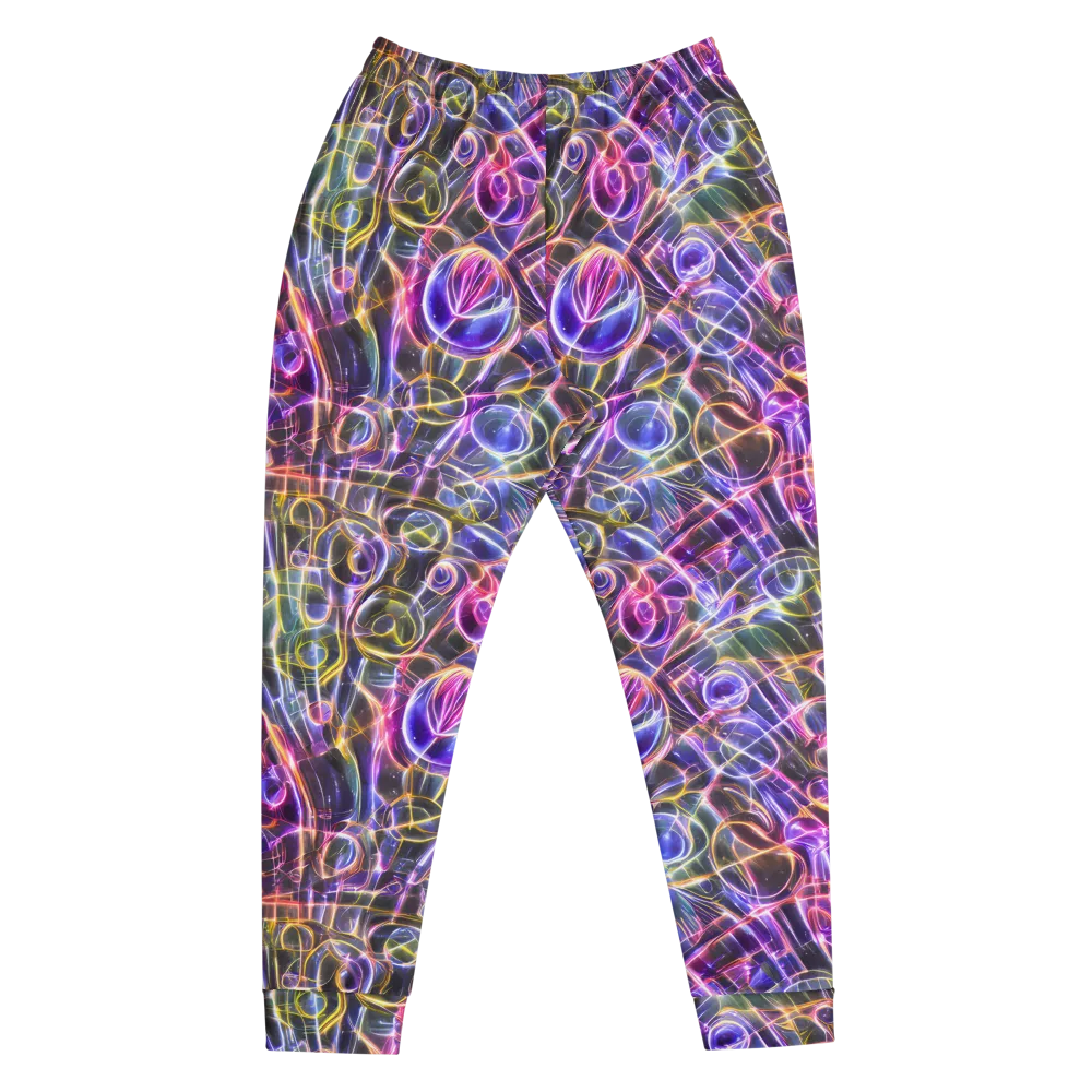 Violet Static on Men's Joggers — Front
