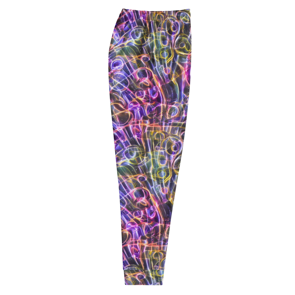 Violet Static on Men's Joggers — Right