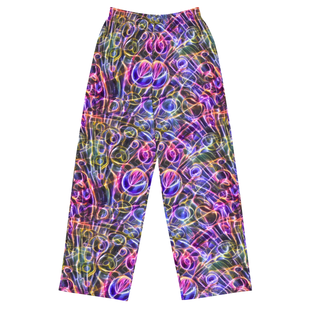 Violet Static on Wide-Leg Pants — Front