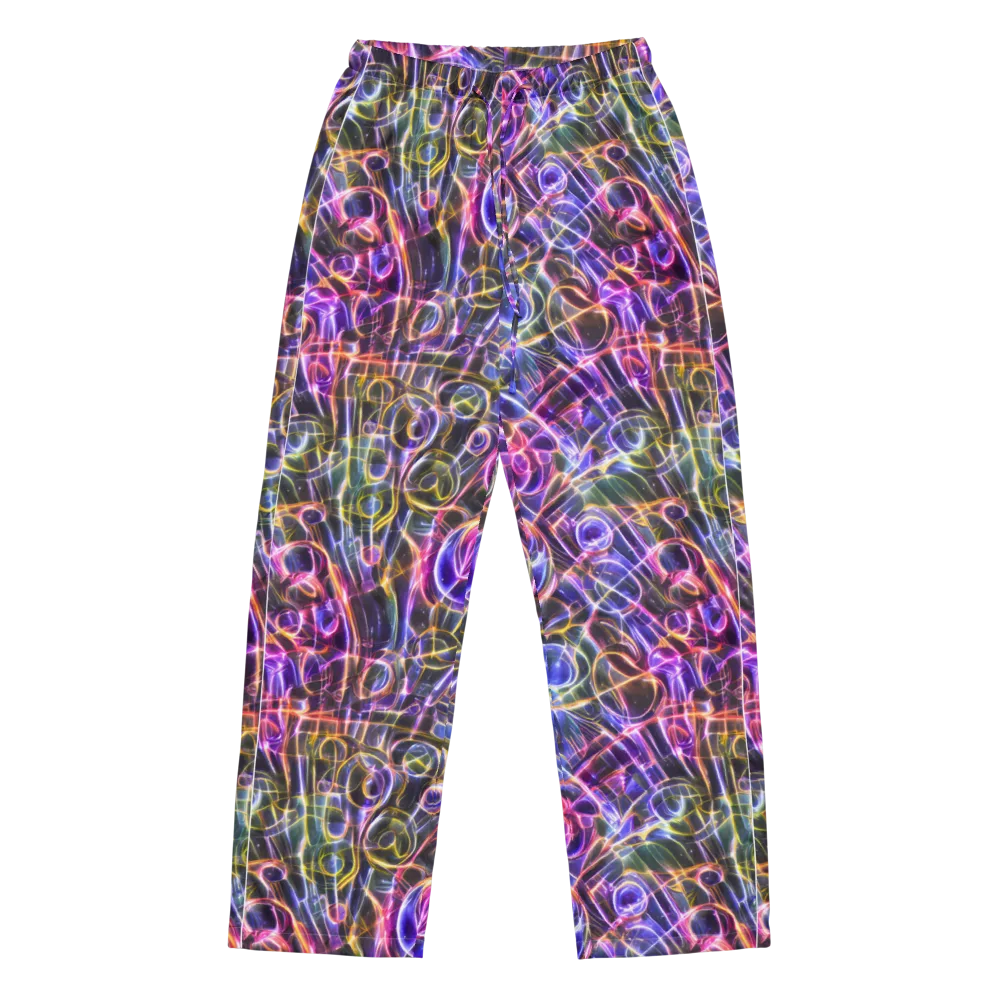 Violet Static on Women's Pajama Pants — Front