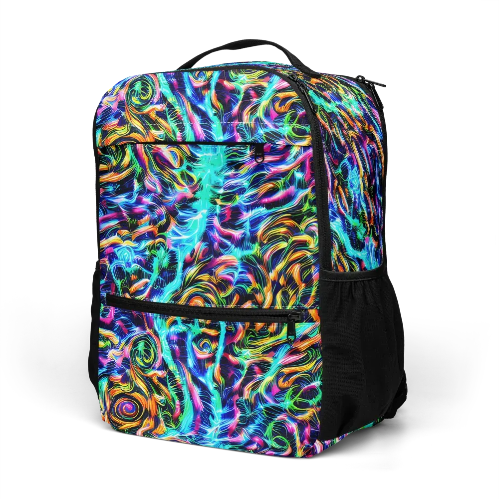 Fluorescent Torrent on Utility Backpack — Left Front