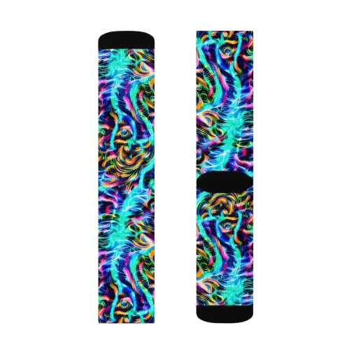 Fluorescent Torrent on a Socks