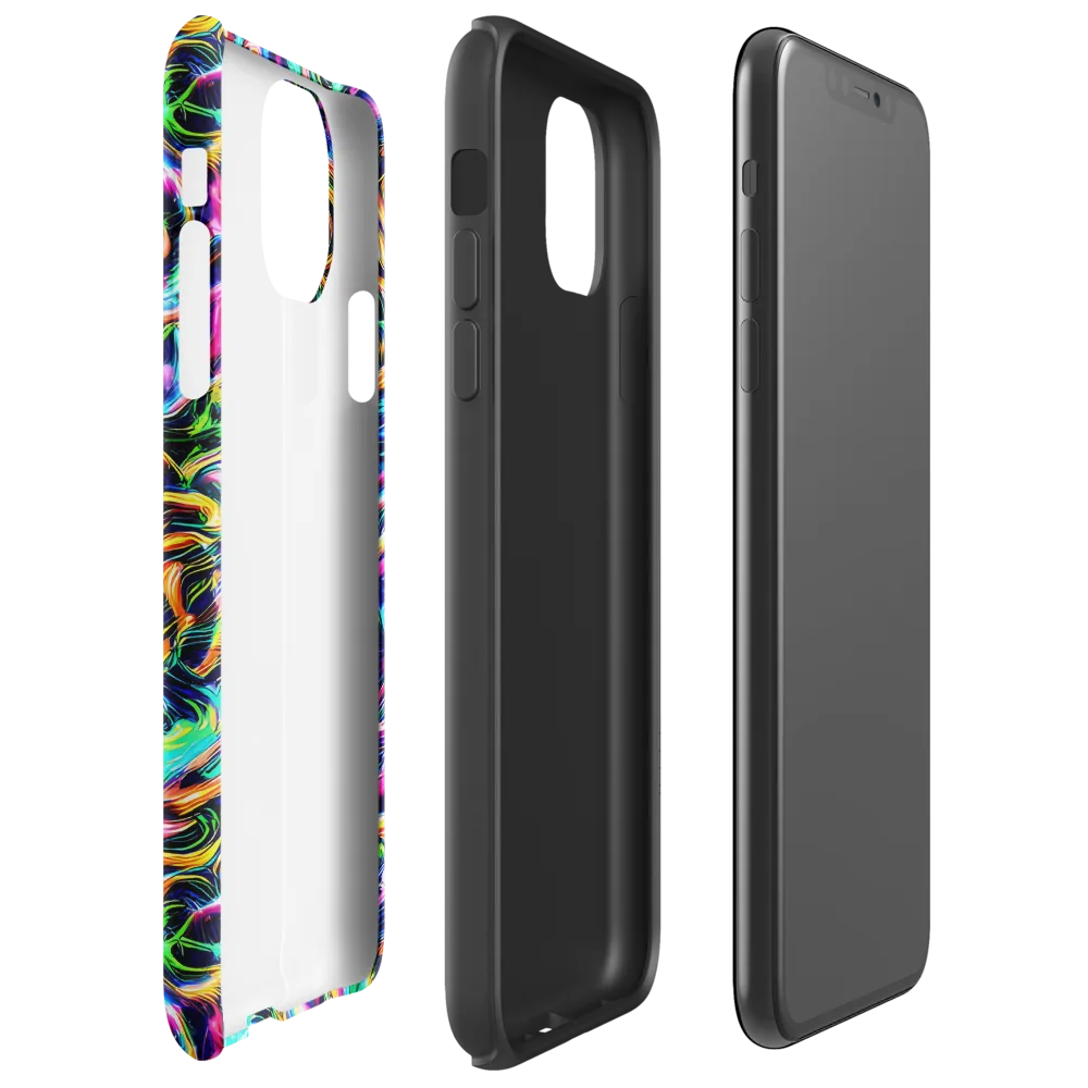 Fluorescent Torrent on Tough Case for iPhone® — Right