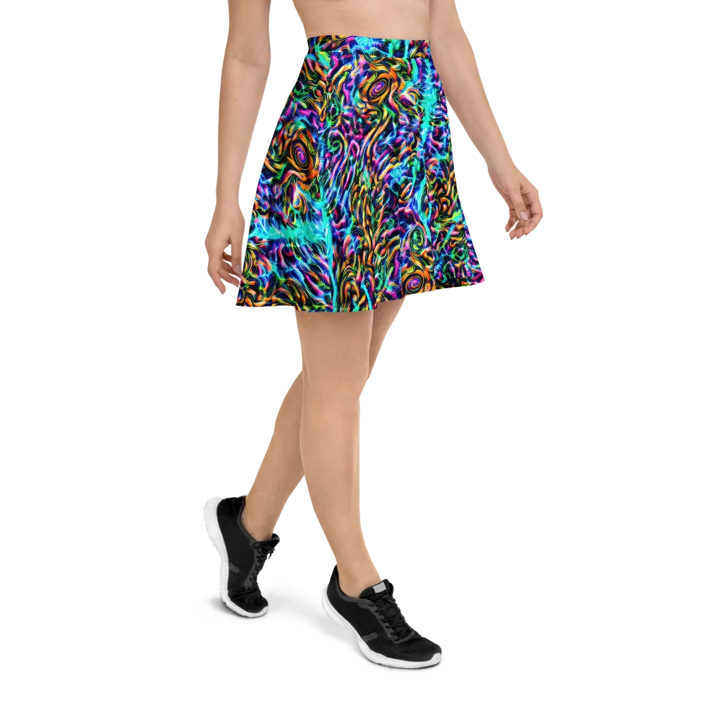 Fluorescent Torrent on Skater Skirt — Right
