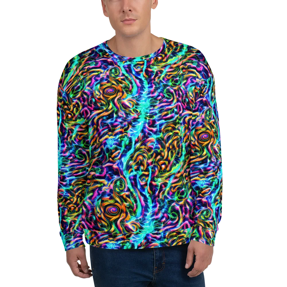 Fluorescent Torrent on Sweatshirt — Front