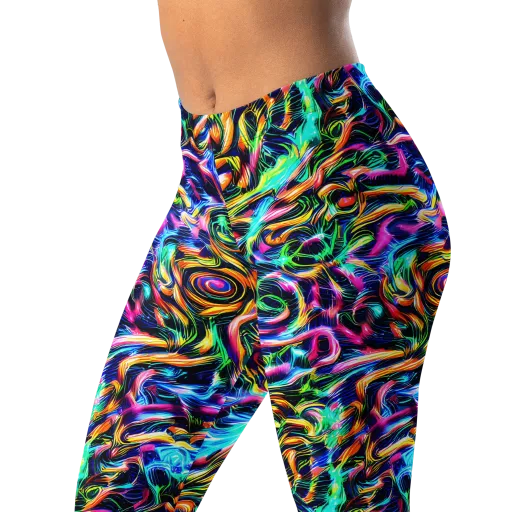 Fluorescent Torrent on a Leggings