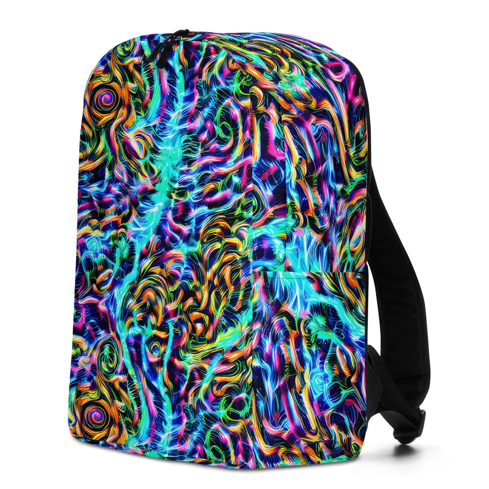 Fluorescent Torrent on Minimalist Backpack — Left