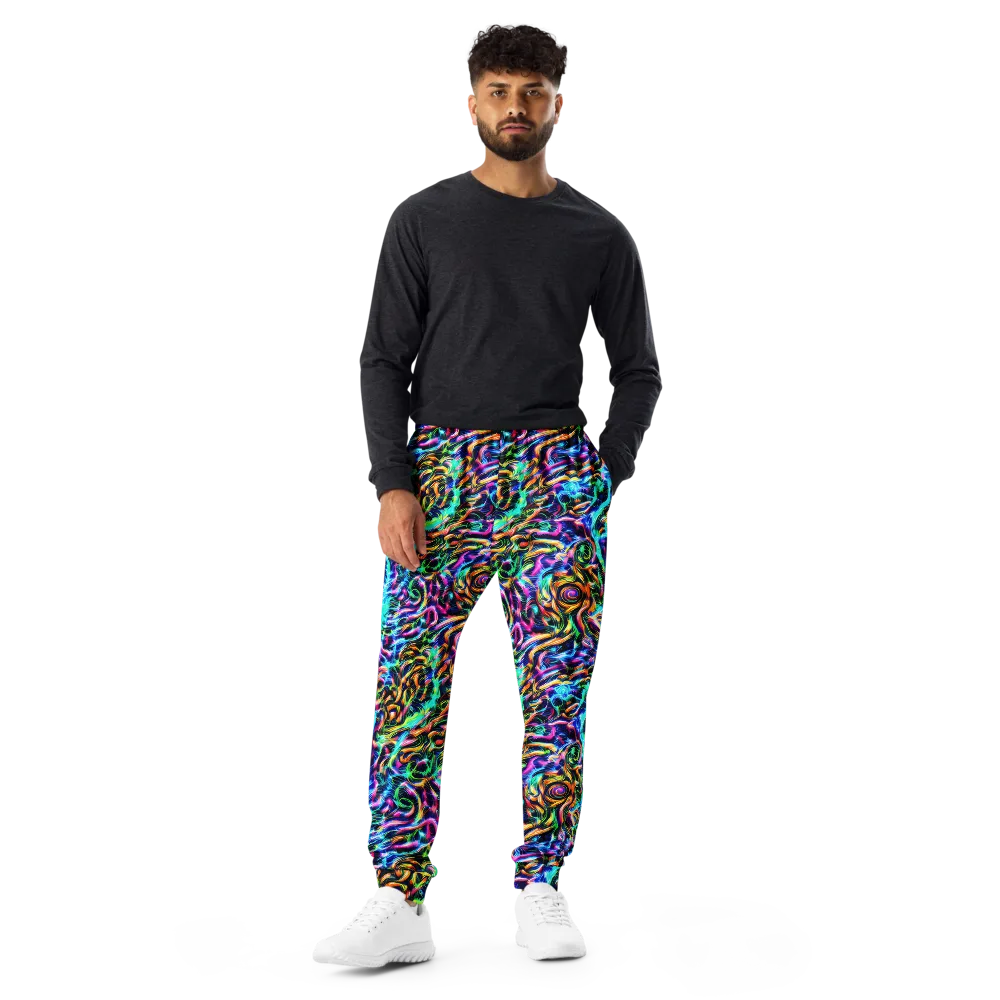Fluorescent Torrent on Men's Joggers — Front