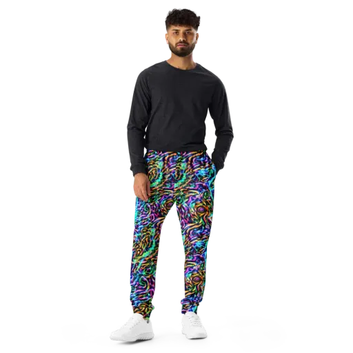 Fluorescent Torrent on a Men's Joggers