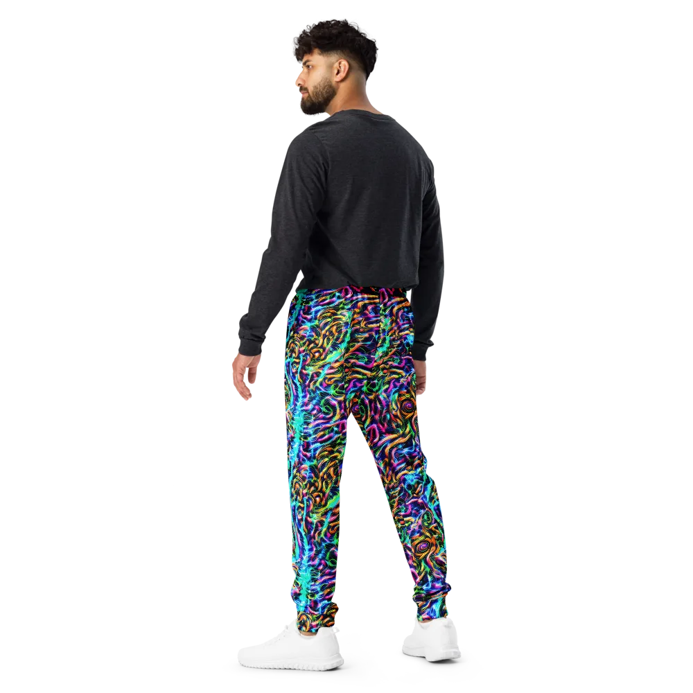 Fluorescent Torrent on Men's Joggers — Back