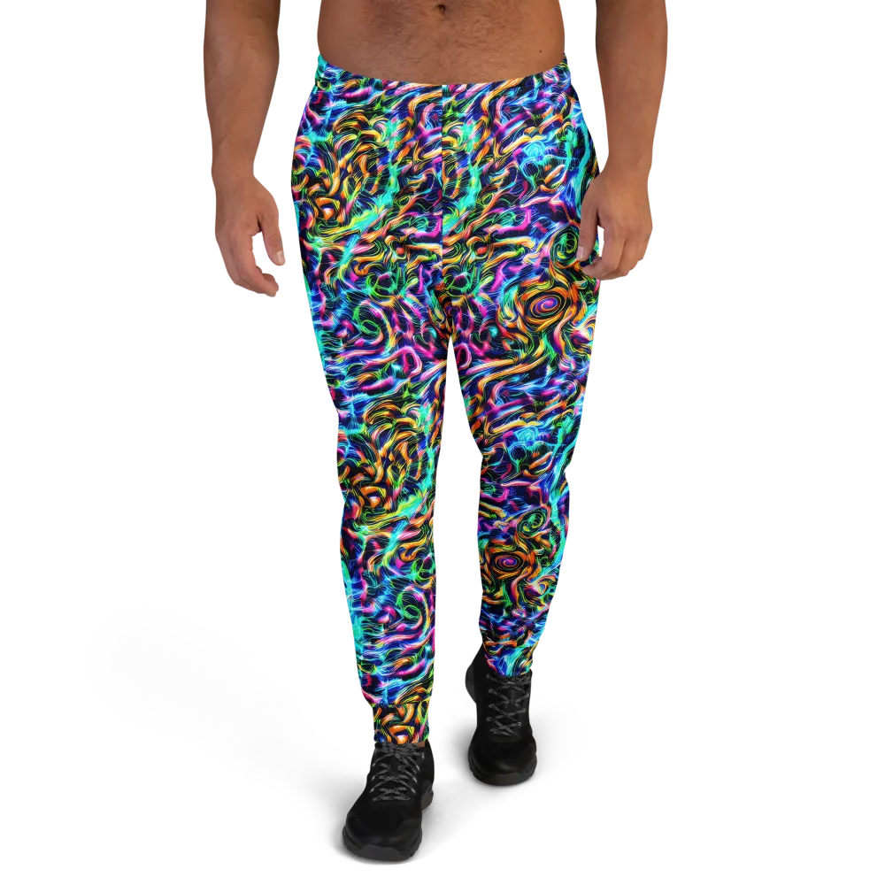 Fluorescent Torrent on Men's Joggers — Front
