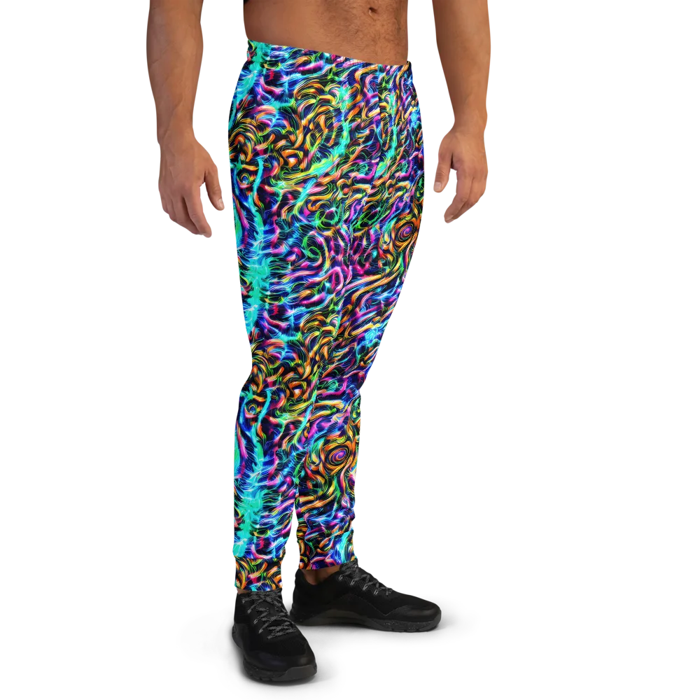 Fluorescent Torrent on Men's Joggers — Right