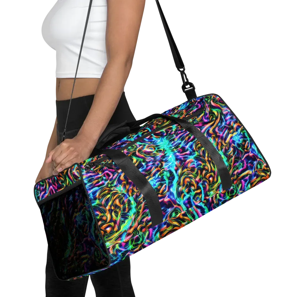 Fluorescent Torrent on Duffle Bag — Front