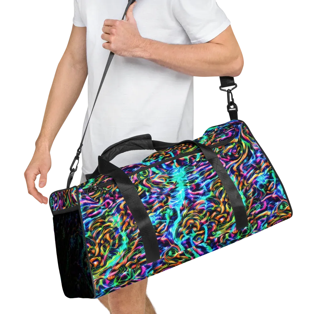 Fluorescent Torrent on Duffle Bag — Right Front