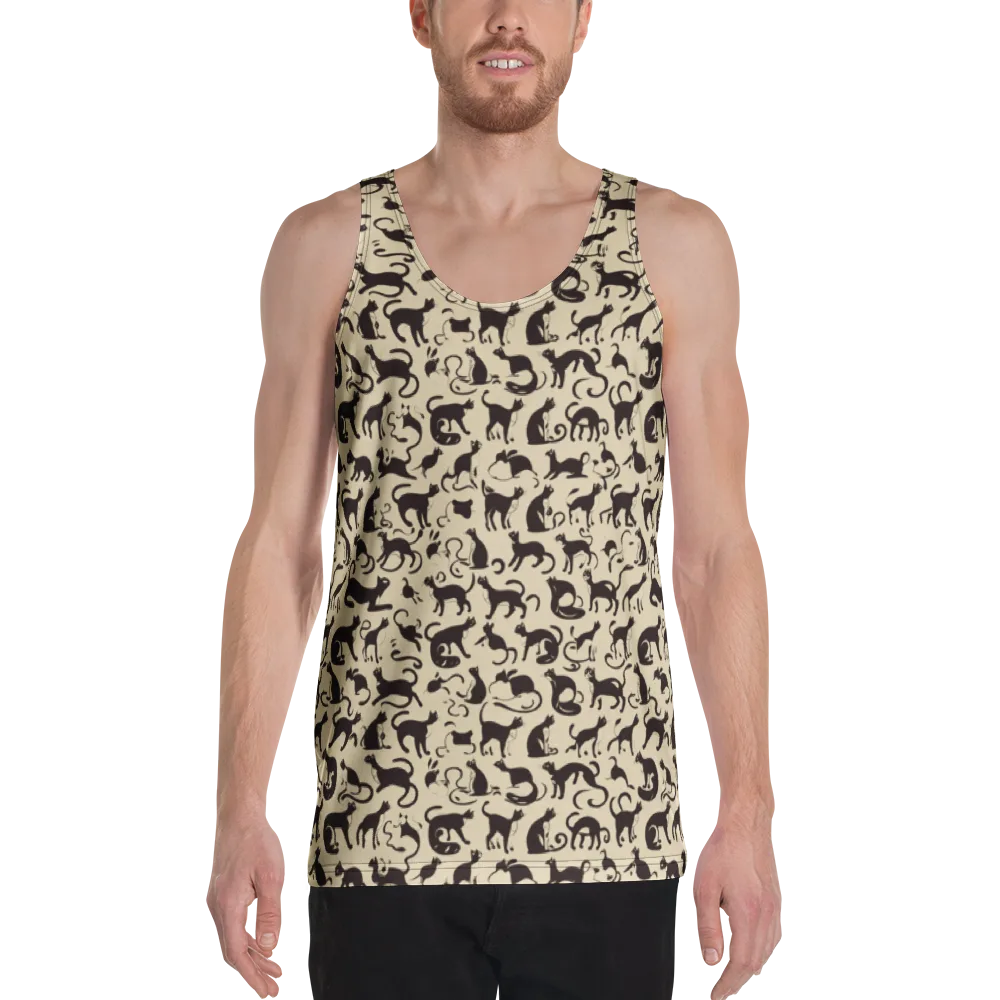 Midnight Catwalk on Men's Tank Top — Front
