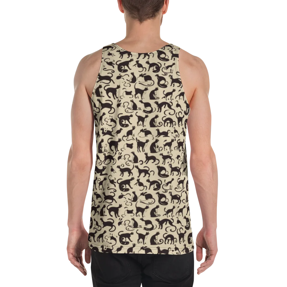 Midnight Catwalk on Men's Tank Top — Back