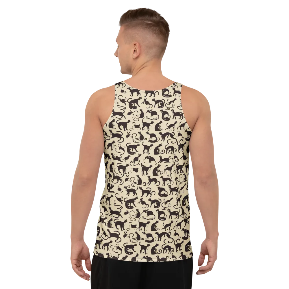 Midnight Catwalk on Men's Tank Top — Back