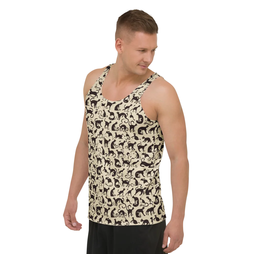 Midnight Catwalk on Men's Tank Top — Left Front