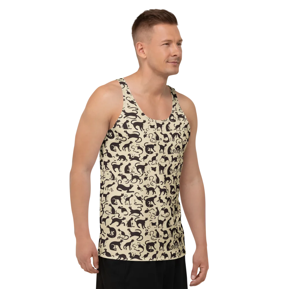 Midnight Catwalk on Men's Tank Top — Right Front