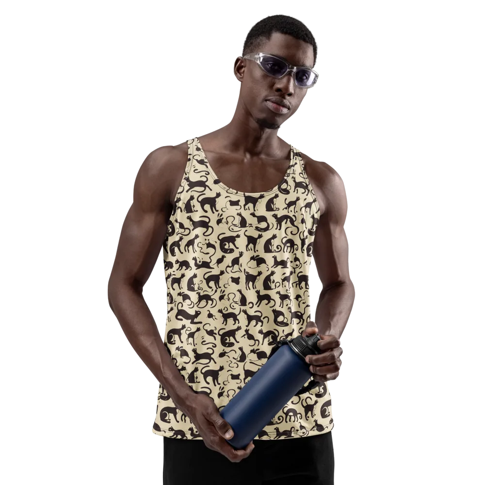 Midnight Catwalk on Men's Tank Top — Front