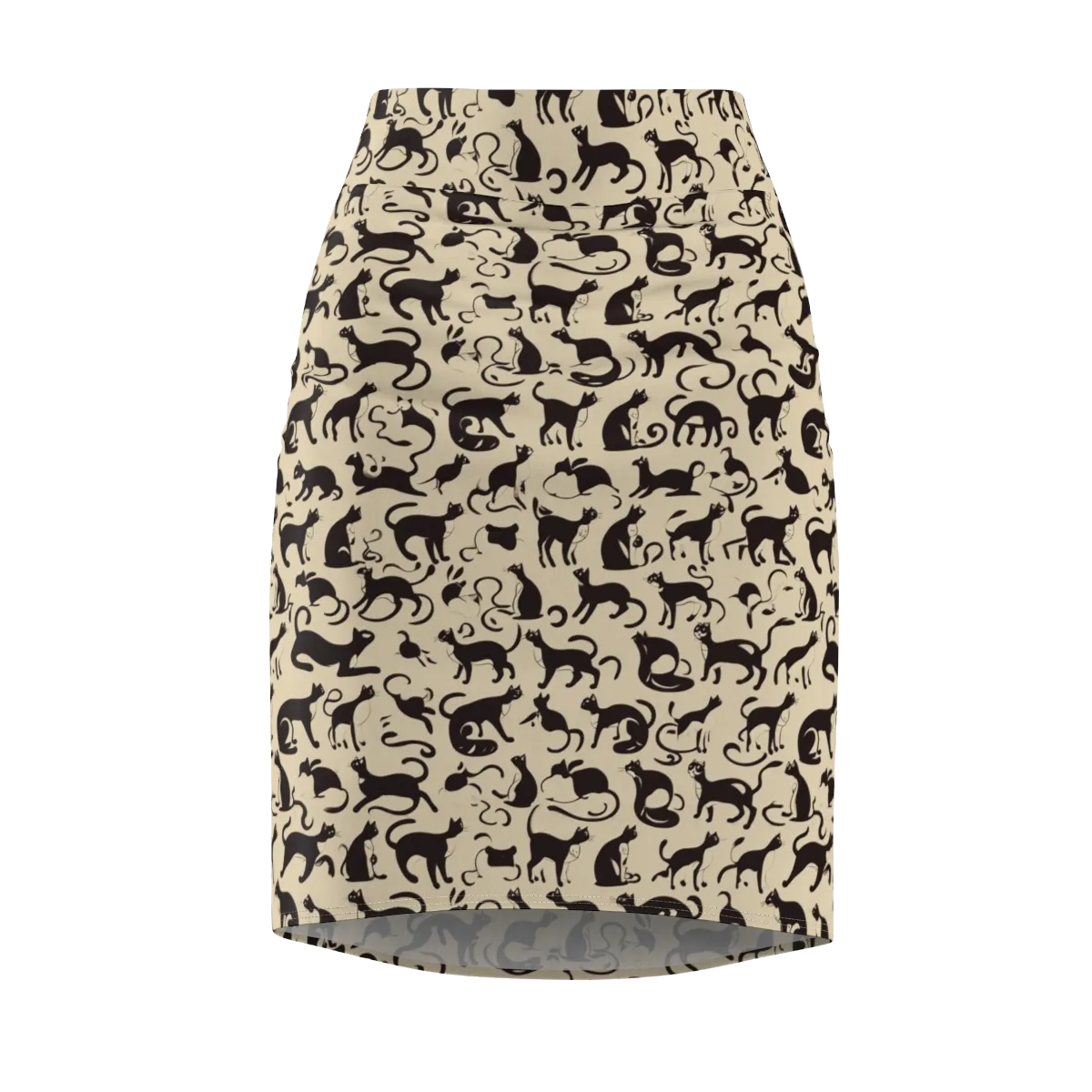 Midnight Catwalk on Pencil Skirt — Front